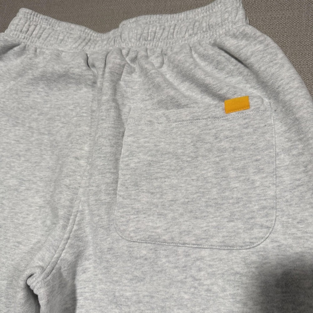 Yellow Label Co Sweatpants Womens XS Gray Fleece 100% Cotton Joggers Loungewear - Picture 3 of 9